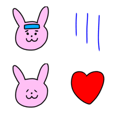 rabbit emoji every day
