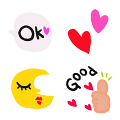 (Various emoji 318adult cute simple)