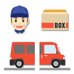 postal worker & english word emoji