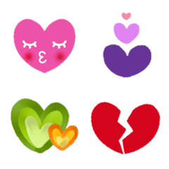 Emoticons full of hearts 3
