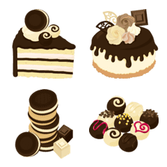 Cute Chocolate Sweets Emoji