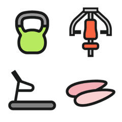 Fitness Icon Emoji for Workout Freaks
