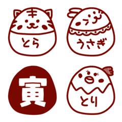 Emojis of Chinese Zodiac (Eto)