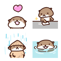 Move otters everyday emoji