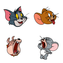 Super Animated Tom and Jerry Emoji – LINE Emoji | LINE STORE