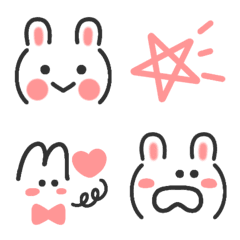 Special emoji(kawaii)Rubbit ver.