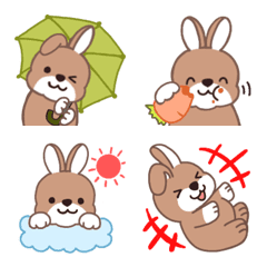 asunao Carrot Rabbit Emoji