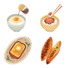 Comida deliciosa ① Arroz e pão