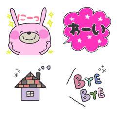 Rabbit cute cute emoji