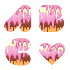 colorful sweet emoji