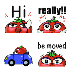 Emoji.lovely, bright red tomato.vol.1