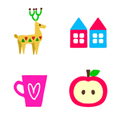 Pop Scandinavian style animation emoji