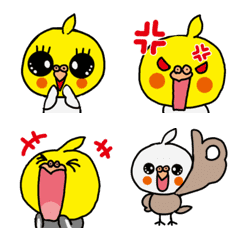 moving emoji1 of cute okameinko