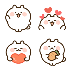 Charming rabbit animation emoji