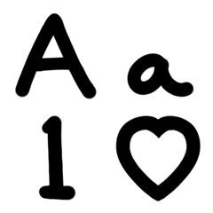 Big Alphanumeric Emoji