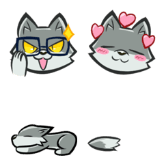 Kind Wolf Emoji 2