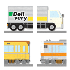 papercut art connect vehicle emoji