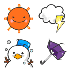 Weather Emoji (40) by ytoy