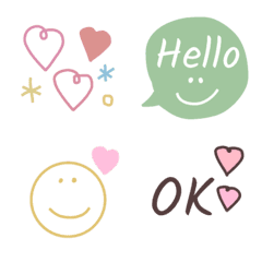 Popular, cute, heart emoji