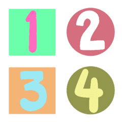 Number in square and circle