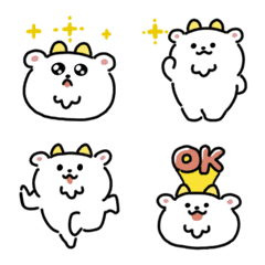 Emoji kambing yang bergerak