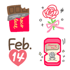 Daily and Valentine's cute stickers