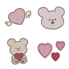 a cute bear emoji