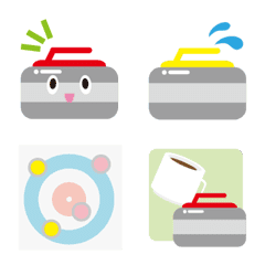 Curling flat design Emoji