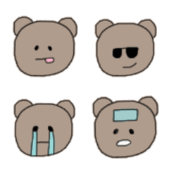 bear head emoji