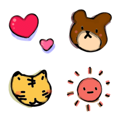 Loose,cute and kind animal Emoji