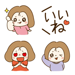 Yurukawa girl  Communicate Emoji