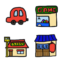 Monmoro Emoji shop vehicle