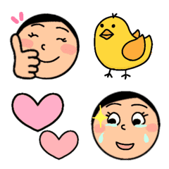 Emoji animasi besar dan mudah dibaca