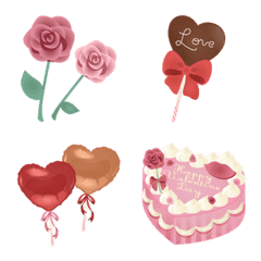 Valentine Rose Chocolate emoji