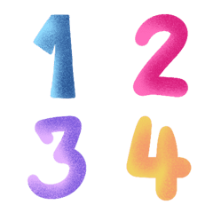 Ombre Number Emoji