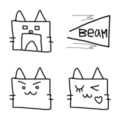 ROBOT CAT Loose & Cute Emoji