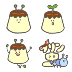 プリン虫といっしょ
