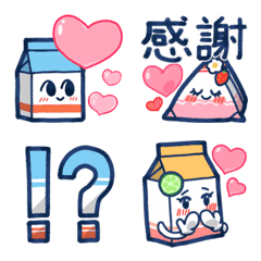 milkpack emoji heart