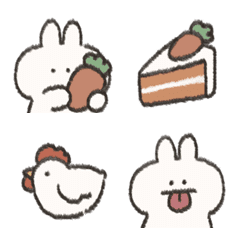 Doodle rabbit and carrot5