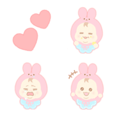 Rabbit - like baby Emoji