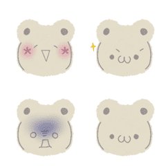 kaomoji  bear emoji jp