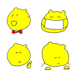 Bear-like, dog-like, cute emoji