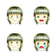 Briads hair styling personal emoji