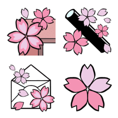 Frame Emoji vol.44 cherry blossoms