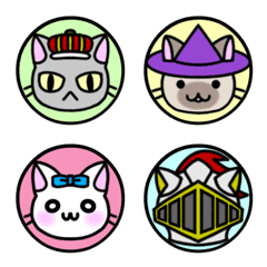 King of cats. King Nyarthur's Emoji.
