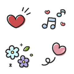 easy to use - simple cute emoji