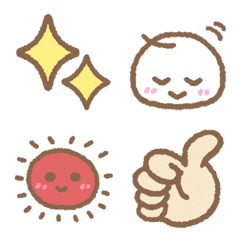 "Bebimochi"Cute emoji for everyday use 1