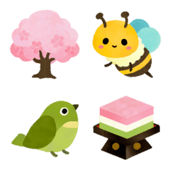 Cute spring event emoji