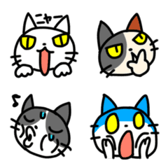 Animation cat animation emoji head