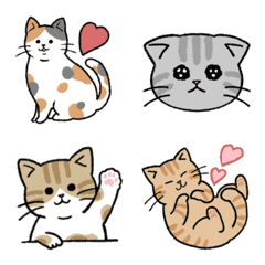 Japanese cat moving emoji
